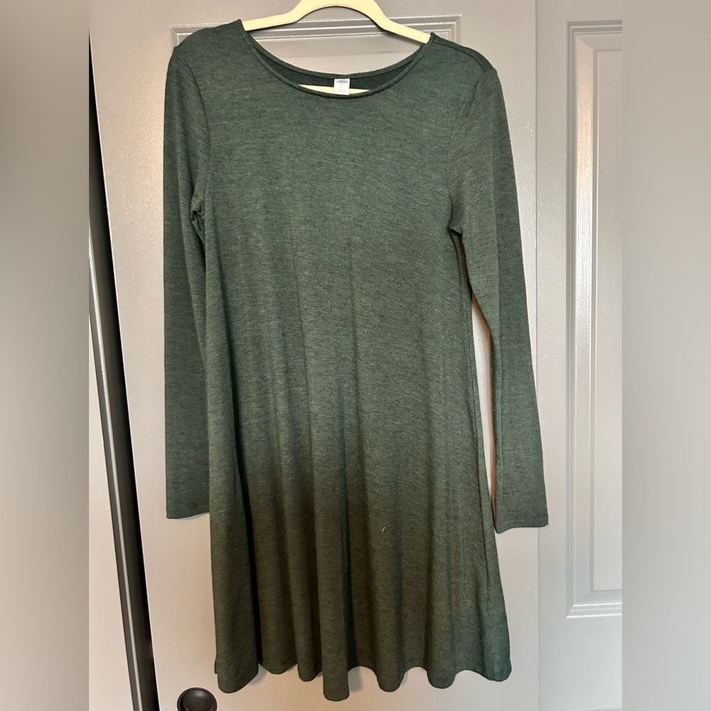 Old Navy, long sleeve swing dress